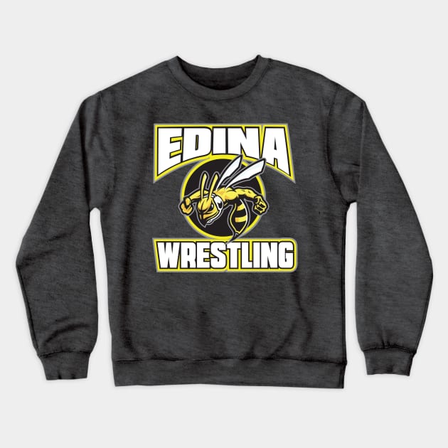 Edina Wrestling Crewneck Sweatshirt by MindsparkCreative